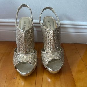 Sparkly heels